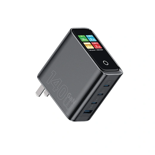 WiWU Wi-G028 140W Intelligent Display GaN Charger 3C1A