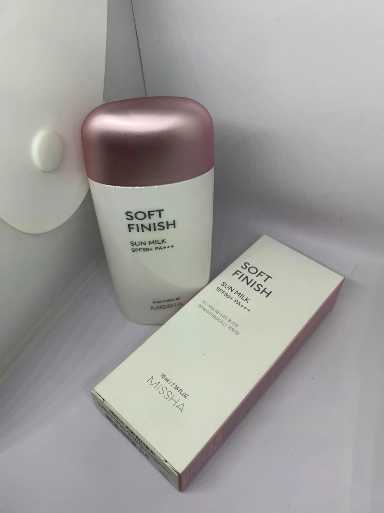 Missha All Around Safe Block Soft Finish Sun Milk SPF50+ Or PA+++