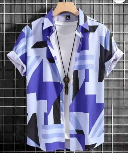 Half Sleeve Cotton Shirt For Men