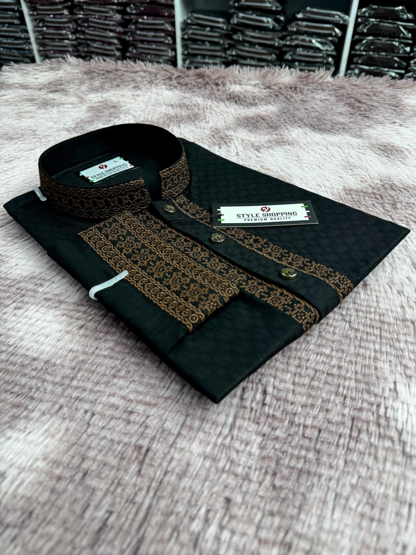 Eid Collection 2026 Black Color Embroidery Punjabi