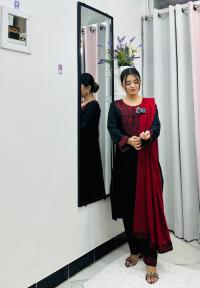 Sequence Embroidery Three Piece