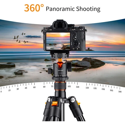 K&F Concept DSLR Camera Tripod with KF-28 Ball Head KF09.080V1