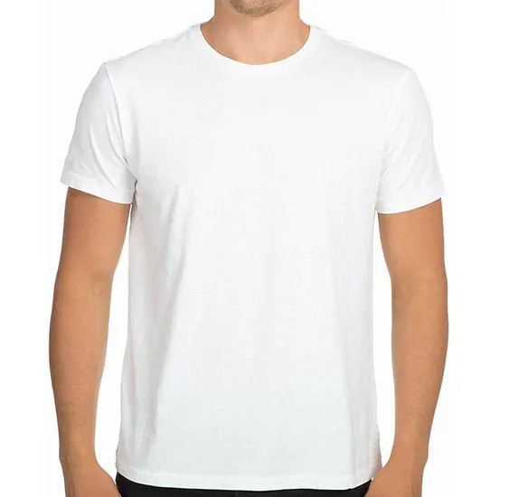 Jersey Fabrics T-Shirt (White) পাতলা কাপড়ের তৈরি জার্সি ফেব্রিক্স টি-শার্ট