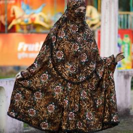 Elegant Palazzo long Khimar Set