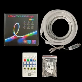 Smart USB flexible LED NEON RGB MAGIC Strip Light (5 m)