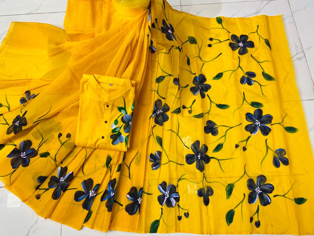 কাপল ড্রেস Couple Saree Sets