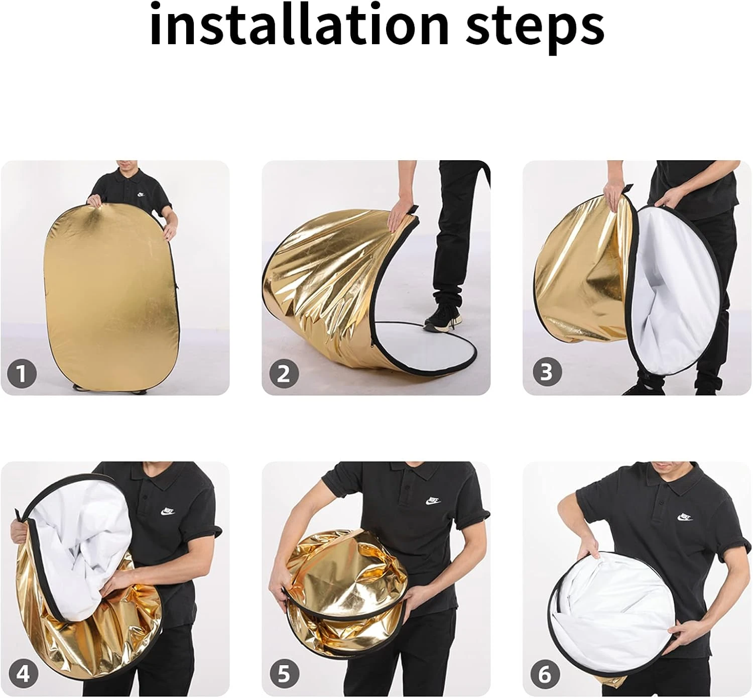 Godox 100x150cm Reflector, 5-in-1 Oval