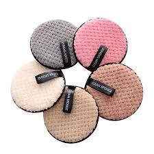 1pcs Multicolor Lazy Pineapple Shaped Reusable Fiber Make Up Remover Clean Sponge Random Colour