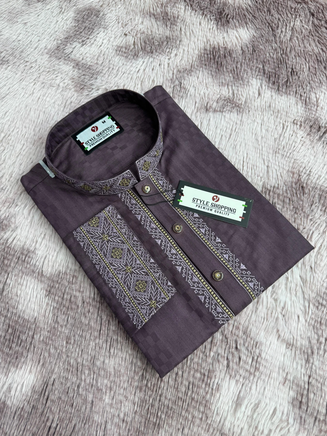 Eid Collection 2026 Purple Color Embroidery Punjabi