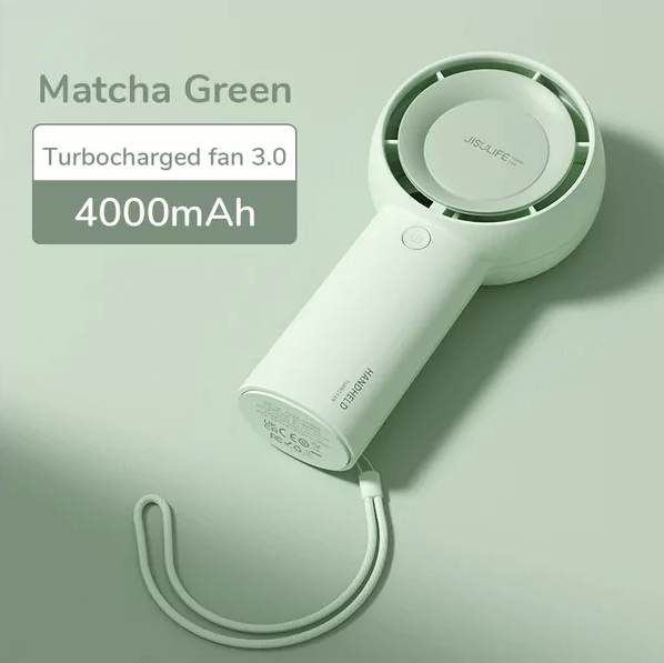 JISULIFE life5 plus FA43 Handheld Powerful Turbo Fan 4000mAh