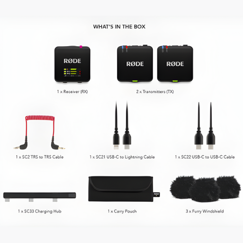RODE Wireless GO Gen 3 2-Person Compact Wireless Microphone System
