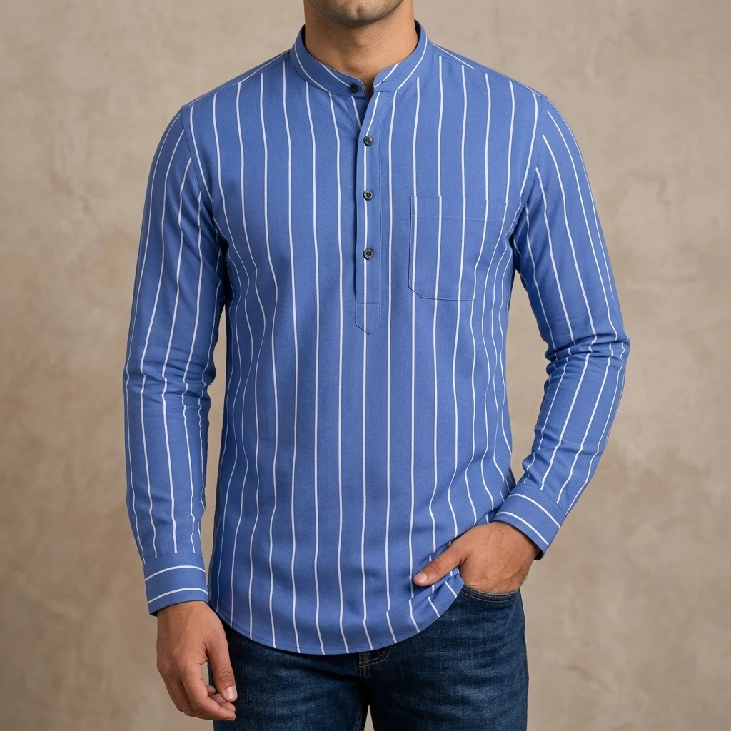 Father & Son Premium Striped Cotton Katua