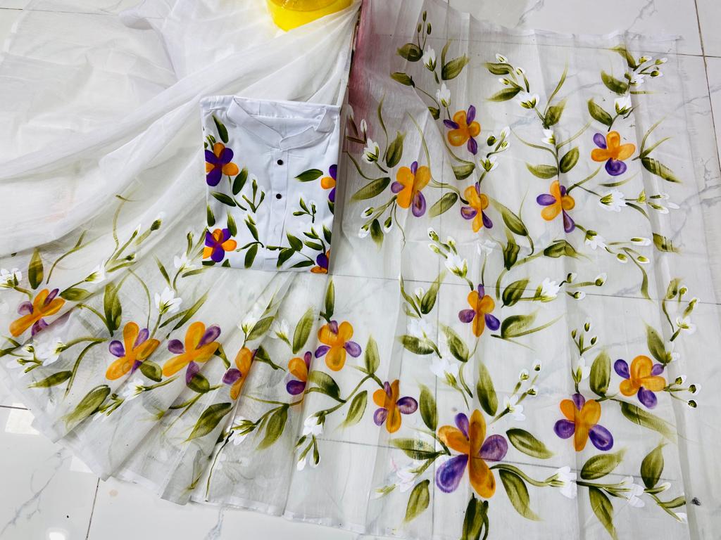 কাপল ড্রেস Couple Saree Sets