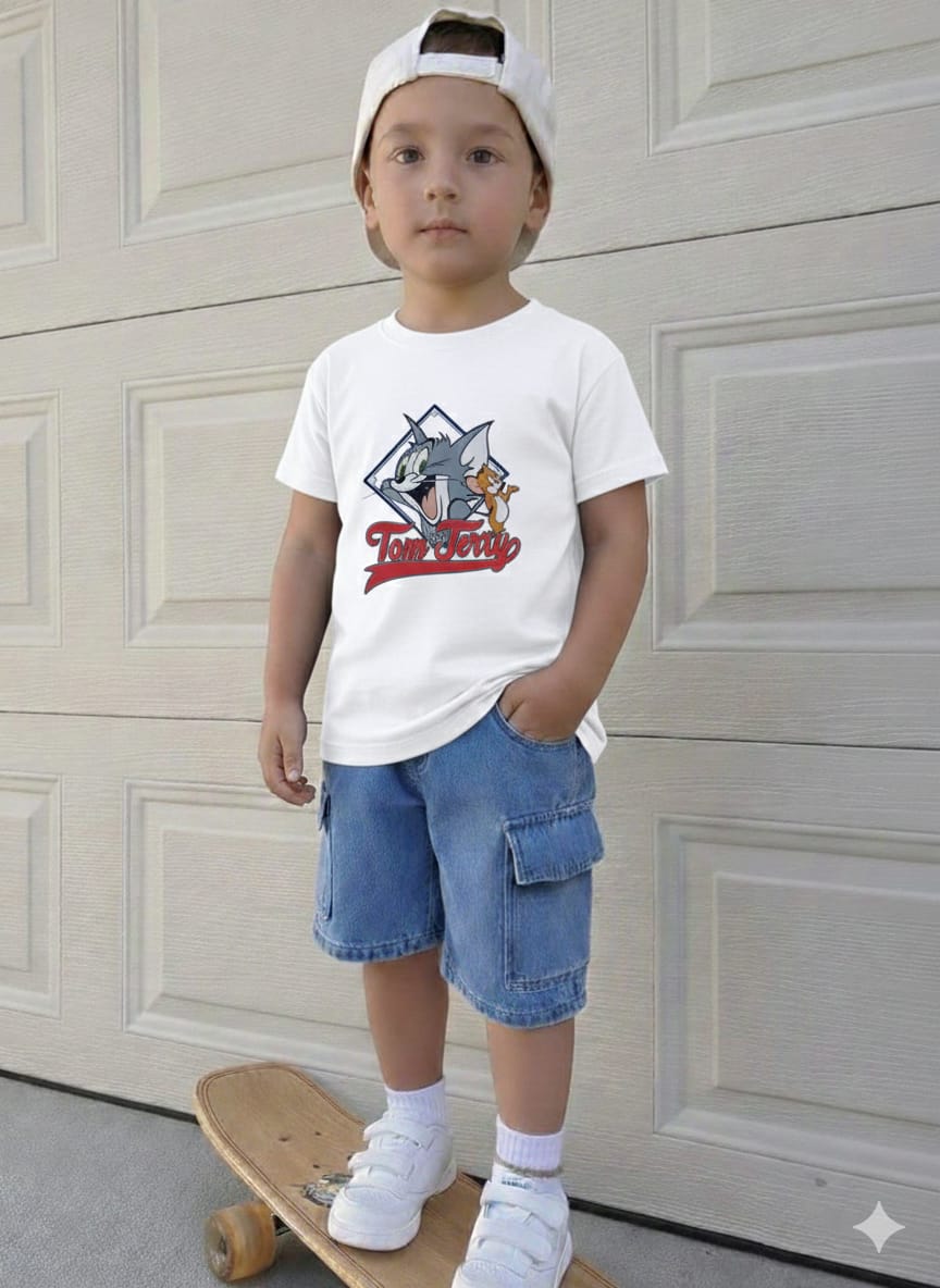 Baby TShirt and Denim Pant Set