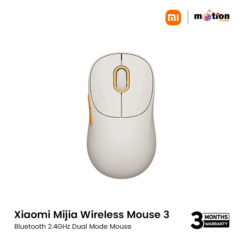 Xiaomi Silent Wireless Portable Mouse 3 2.4GHz- White