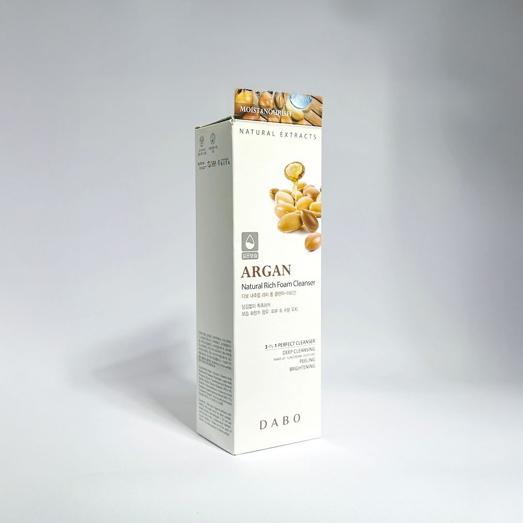Dabo Natural Rich Foam Cleanser Argan 180ml