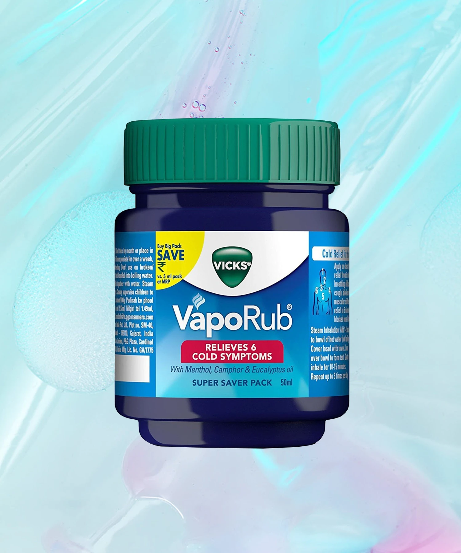Vicks Vaporub Ointment Colds Relief- 25g