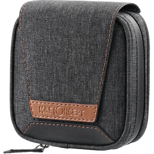 K&F Concept 4-Pocket Lens Filter Case (Up to 95mm) – Compact & Protective Storage KF13.117