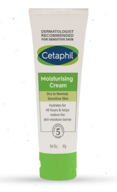 Cetaphil Moisturising Cream for Dry to Normal, Sensitive Skin 80gm