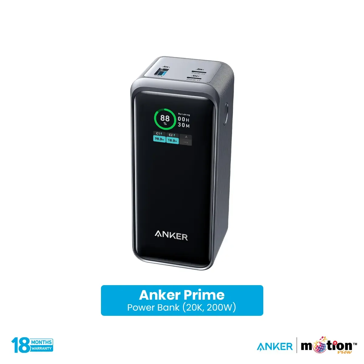 Anker Prime 20,000mAh 200W Power Bank â A1336