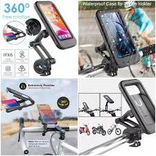 Newfangled - Cycle/Bike/Motorcycle handle Smart Mobile Phone Holder Bike Mobile Holder - Sports & Outdoors - Modern and Trendy