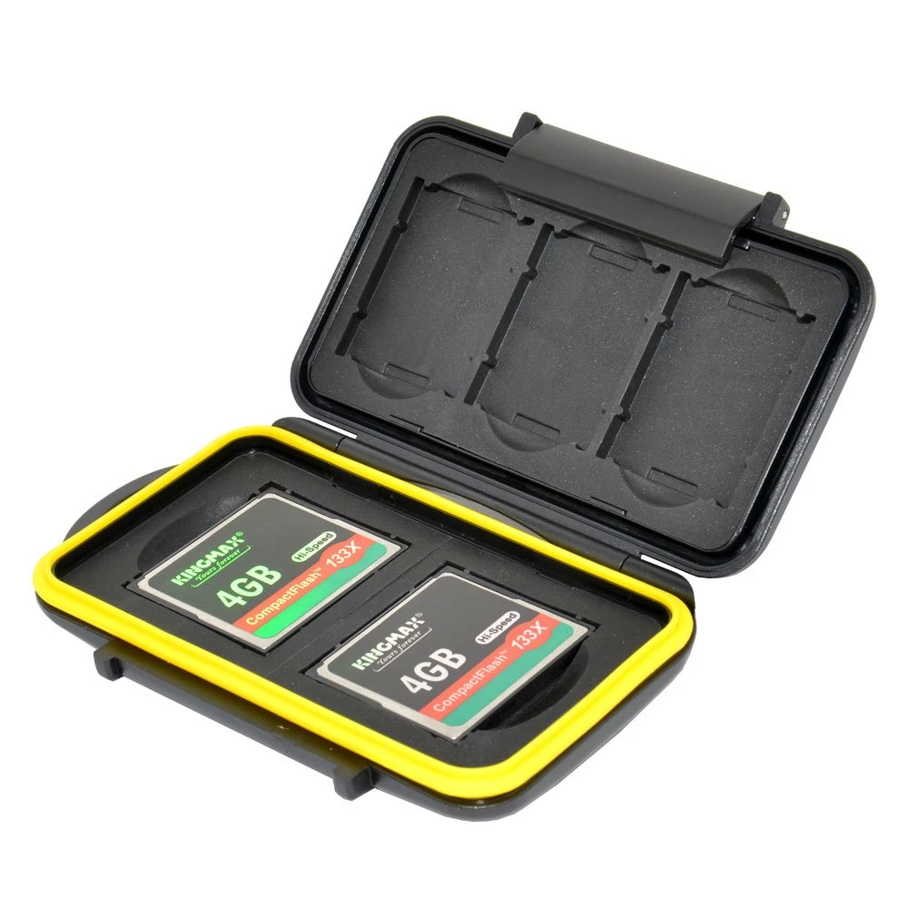 JJC MC3 Water-Resistant Holder Hard Storage Memory Card Case
