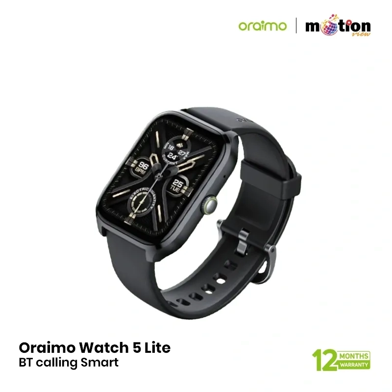 Oraimo Watch 5 Lite BT calling Smart Watch (OSW-804)