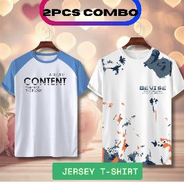 2 piece Combo Half Sleeve Mesh T-shirt For Men